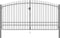 vidaXL - Hekpoort - dubbele - deur - met - speren - bovenkant - 400x248 - cm