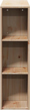 vidaXL - Hoofdbord - met - opbergruimte - 90 - cm - massief - grenenhout
