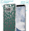 iMoshion Hoesje Geschikt voor Samsung Galaxy S8 Hoesje Met Koord - iMoshion Design Hoesje met Koord - Groen / Transparant / Panther Illustration
