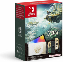 Nintendo Switch (OLED model) - The Legend of Zelda: Tears of the Kingdom Edition - 64GB opslag - Goud Wit