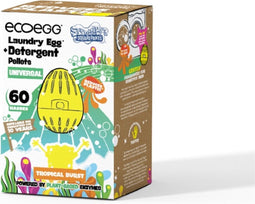 EcoEgg - Laundry Egg - SpongeBob – Hervulbaar- Duurzaam - Wasbal - Tropical Burst - Universal - 60 Wasbeurten