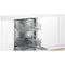 BOSCH SMV2ITX23E - Vaatwasmachine Serie 2 - 5 programma's 12 couverts 48 dB(A)