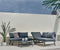 Intimo Garden - Luxe Japandi Loungeset - Aluminium - geschikt voor 4 Personen - Incl kussenset