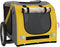 vidaXL - Hondenfietstrailer - oxford - stof - en - ijzer - geel - en - grijs