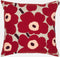 Marimekko - Unikko - Kussensloop - Katoen - 50x50 - Rood Roze
