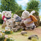 Sylvanian Families 5814 - Familie sneeuwluipaard - 4 fluweelzachte figuren (4 stuks)