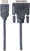 Manhattan 372503 - HDMI-DVI Adapterkabel - 1,8 m - Zwart