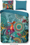 HIP Lovise - Dekbedovertrek - Katoensatijn - Dierenprint - Multi (135x200 cm)