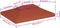 vidaXL - Prieeldak - 2-laags - 310 - g/m² - 4x3 - m - terracottakleurig
