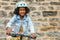Mini Hornit Lids Fietshelm voor Kinderen met LED achterlicht - Super Sloth (S)