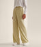 NA-KD Pressed Suit Pants - Dames Broek - Wijde Pasvorm - Ecru - Maat EU 38