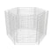 vidaXL - Gabion - plantenbak - verhoogd - zeshoekig - 160x140x100 - cm