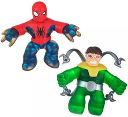 Heroes Of Goo Jit Zu Figures 2 Pack Marvel Spiderman vs Octopus.