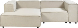 APRICA - Tweezitsbank - Beige - Rechterzijde - Linnen