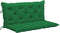 vidaXL - Tuinbankkussens - 2 - st - 120x50x7 - cm - oxford - stof - groen
