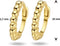Marie Celeste - Klapoorringen - Bolletjes 10 mm - Goud
