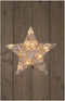 Anna's Collection - Batterijverlichting jute ster 40 cm warm wit