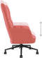 vidaXL Relaxstoel fluweel roze