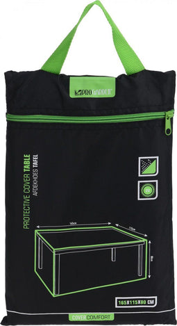ProGarden - Tuintafelhoes 165x115x80 cm - Waterafstotend UV-bestendig - Zwart