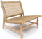 Bazar Bizar de Island Sisal loungestoel | Fauteuil rotan / sisal | Naturel | 70 x 85 x 80 cm