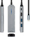 Aisens ASUC-5P003-GR - Hub USB - 4K Ultra HD - Grijs