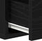 vidaXL - Wandgemonteerde - Ladeplank - Zwart - Eiken - 60x26x18,5cm - Geengineerd - Hout
