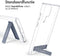 iMoshion Hoesje Geschikt voor Samsung Galaxy S22 Ultra Hoesje - iMoshion Stand Backcover - Transparant