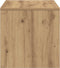 vidaXL - Tv-meubel - 100x40x40 - cm - bewerkt - hout - artisanaal - eikenkleurig