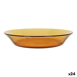 Diep bord Duralex Lys Amber 19,5 cm (24 Stuks)
