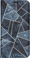 Hoesje Met Pasjeshouder Geschikt voor Samsung Galaxy A10 - Design Softcase Bookcase (Chester) met standaard - Meerkleurig / Blauw grafisch design