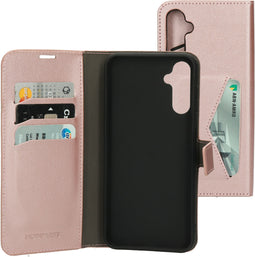 Mobiparts Galaxy A14 (2023) - Classic Wallet Case - Ruimte voor pasjes - Roze