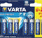 Varta 4906SO - Alkaline Batterij - 10% meer energie - (4 stuks)