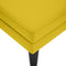 vidaXL - Chaise - longue - met - kussen - en - rechterarmleuning - fluweel - geel