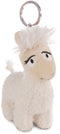 Nici Sleutelhanger Lady Lama Junior 10 Cm Pluche Wit