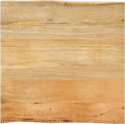 vidaXL - Tafelblad - met - natuurlijke - rand - 40x40x3,8 - cm - massief - mangohout