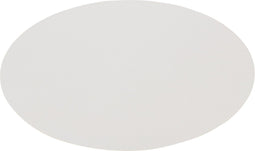 J-Line placemat Rond - kunststof - wit - 6 stuks