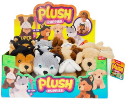 Pluche hond 15 cm - Puppy - Display 1114Z