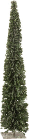 J-Line decoratie kerstboom Sneeuw - kunststof - groen - medium - kerstversiering