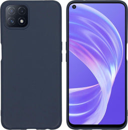 iMoshion Hoesje Geschikt voor Oppo A73 (5G) Hoesje Siliconen - iMoshion Color Backcover - Donkerblauw