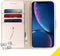 Accezz Hoesje Geschikt voor iPhone Xr Hoesje Met Pasjeshouder - Accezz Wallet Softcase Bookcase - goud