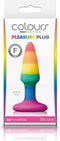 NS Novelties - Pleasure Plug Rainbow Mini - Anal Toys Buttplugs Meerkleurig