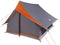 vidaXL - Kampeertent - A-Frame - 5-Persoon - Grijs - en - Oranje - Waterdicht