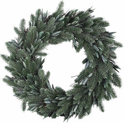 PTMD Kerstkrans Wreath - 50x10x50 cm - Polyester - Groen