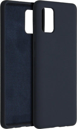 Accezz Hoesje Geschikt voor Samsung Galaxy A51 Hoesje Siliconen - Accezz Liquid Silicone Backcover - Donkerblauw