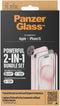 PanzerGlass B1136+2809 - 2 in 1 Pack - Ultra-Wide Fit Anti-Bacterial Screenprotector + Camera Protector - Apple - iPhone 15