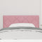 vidaXL - Hoofdbord - in - Roze - met - Diamant - Blokkenontwerp - - - 90 - cm - - - Velvet