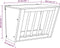 vidaXL - Hooiruif - voor - konijnen - 25x18,5x20,5 - cm - massief - vurenhout