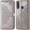 iMoshion Hoesje Geschikt voor Huawei Y6p Hoesje Met Pasjeshouder - iMoshion Mandala Bookcase - Grijs