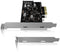 Icy Box IB-PCI1902-C31 - PCIe USB 3.2 Gen 2 Controller - 10 Gbit/s - Zwart Zilver