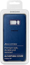 Samsung Galaxy S8+ - Alcantara Cover - Schokbestendig - Blauw